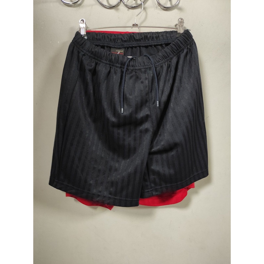 Athletic Shorts Men's Black EUC striped